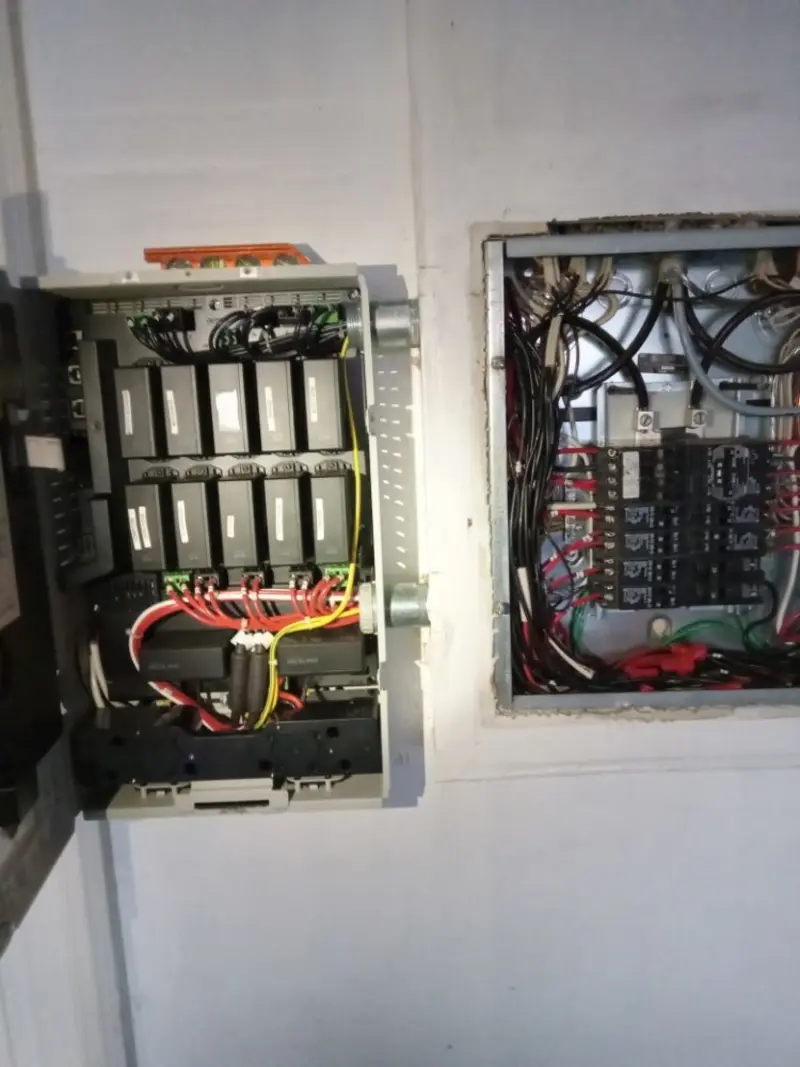 Electrical panel upgrade completed for Security Camera Wiring in Harbour Heights